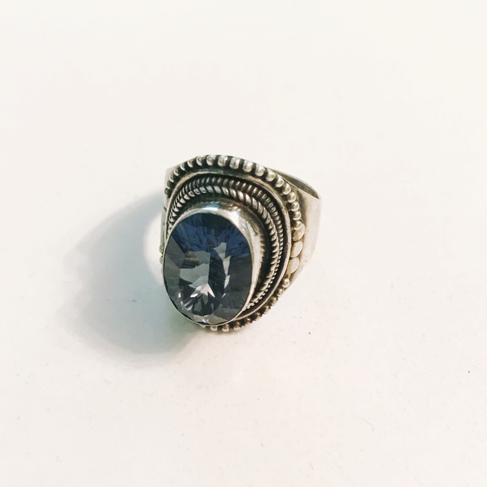 Sterling Silver Boho Ring